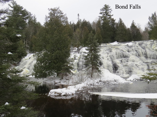 bond falls winter